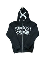 Load image into Gallery viewer, Black "$$$" Full Zip Hoodie