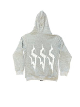 Load image into Gallery viewer, Grey &quot;$$$&quot; Full Zip Hoodie
