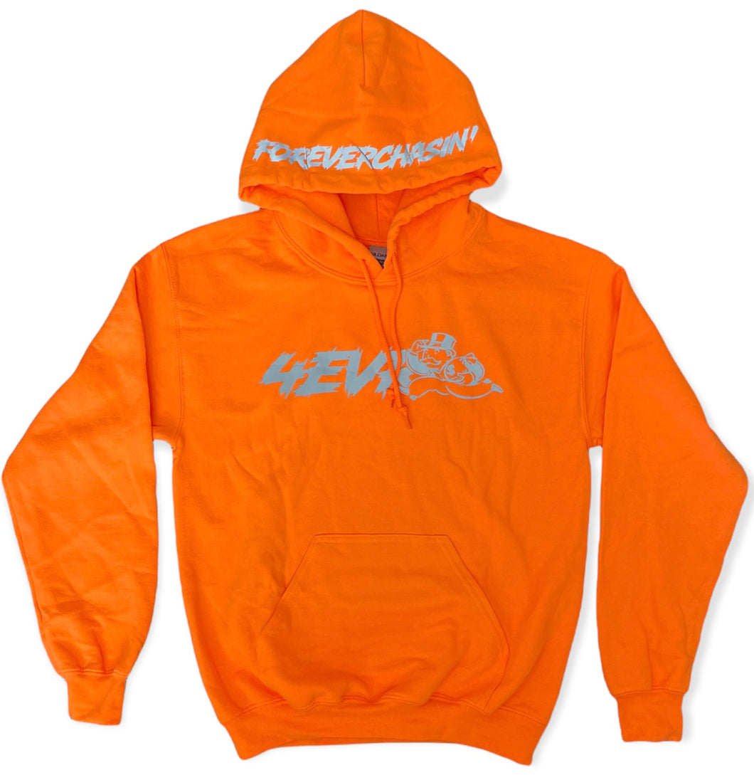 Orange 4EVR Chasin Hoodie