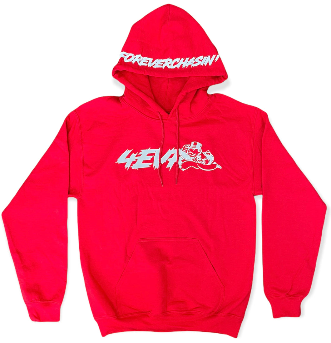 Red 4EVR Chasin Hoodie