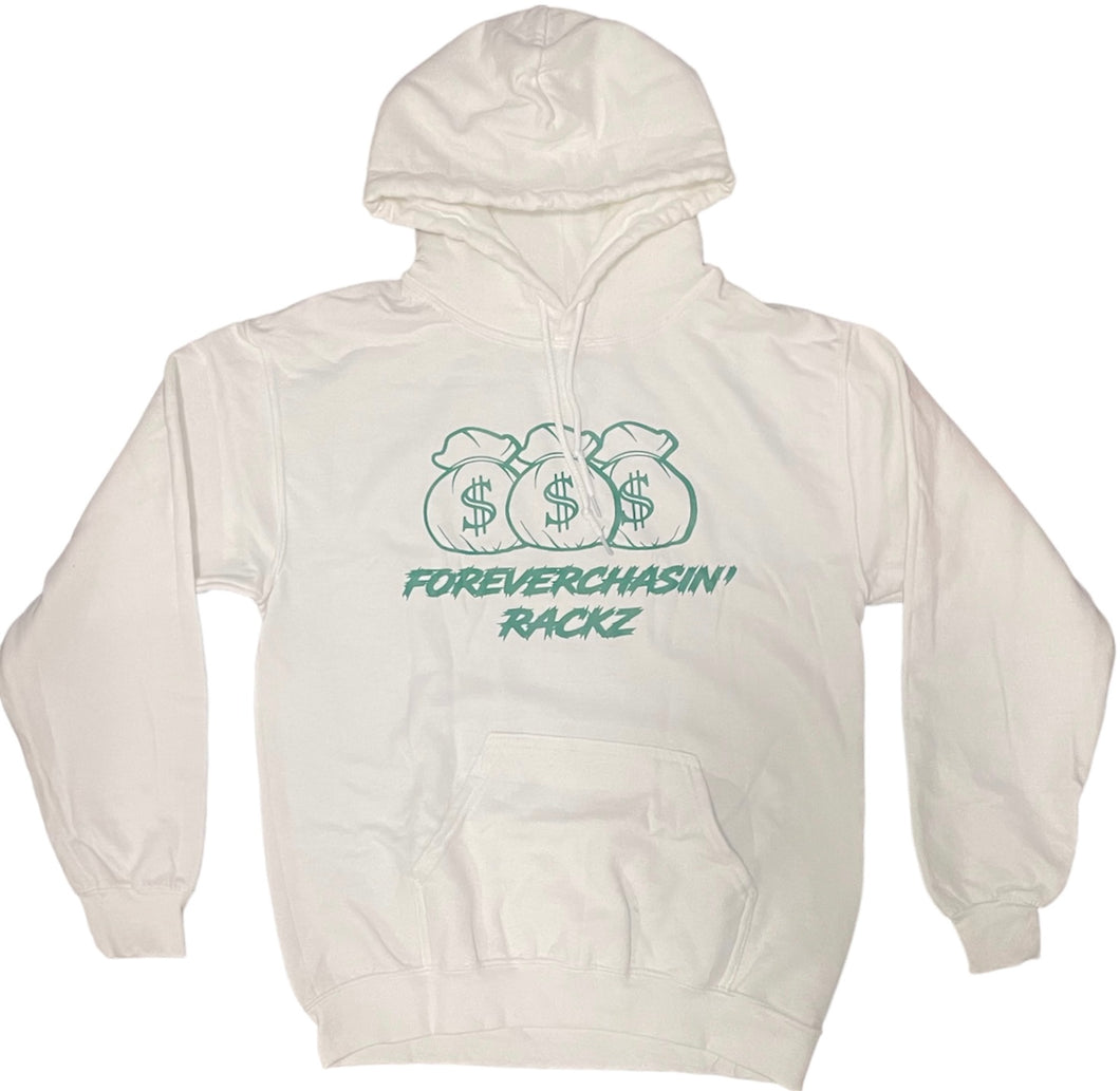 White/Green FCR Hoodie